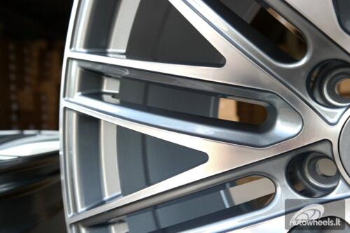 Ratlankis R20x9.5  5X130  ET  55  71.6  B1274  Grey Polished (MG)  For PORCH  (K3+P+Z2)  (Rear+Front)