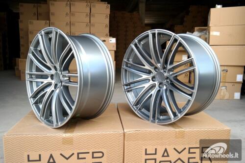 Ratlankis R20x9.5  5X130  ET  55  71.6  B1274  Grey Polished (MG)  For PORCH  (K3+P+Z2)  (Rear+Front)