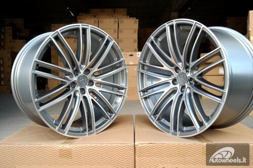 Ratlankis R20x9.5  5X130  ET  55  71.6  B1274  Grey Polished (MG)  For PORCH  (K3+P+Z2)  (Rear+Front)