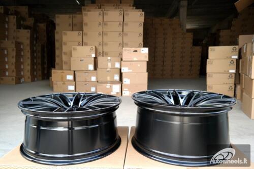 Ratlankis R20x9.5  5X130  ET  55  71.6  B1274  Black Polished (MB)  For PORCH  (Z1)  (Rear+Front)