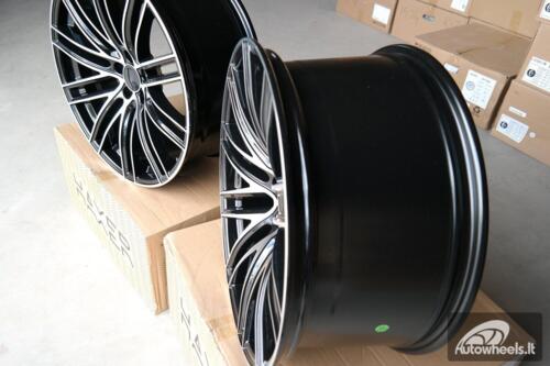 Ratlankis R20x9.5  5X130  ET  55  71.6  B1274  Black Polished (MB)  For PORCH  (Z1)  (Rear+Front)