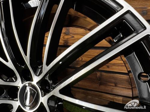 Ratlankis R21x9  5X112  ET  26  66.5  B1274  (BK5494)  Black Polished (MB)  For PORCH  (K4)  (Rear+Front)