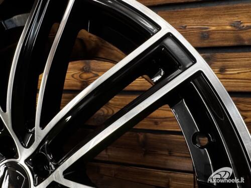 Ratlankis R21x10  5X112  ET  19  66.5  B1274  (BK5494)  Black Polished (MB)  For PORCH  (K4)  (Rear+Front)