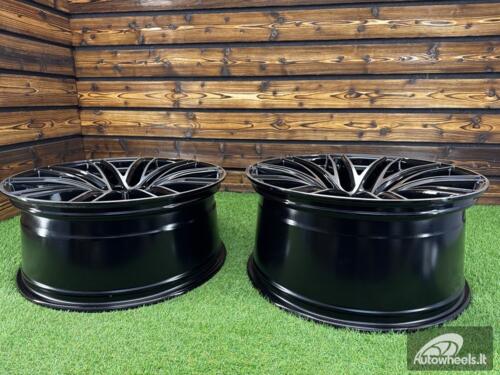 Ratlankis R21x10  5X112  ET  19  66.5  B1274  (BK5494)  Black Polished (MB)  For PORCH  (K4)  (Rear+Front)