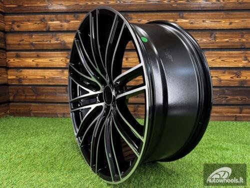 Ratlankis R21x10  5X112  ET  19  66.5  B1274  (BK5494)  Black Polished (MB)  For PORCH  (K4)  (Rear+Front)