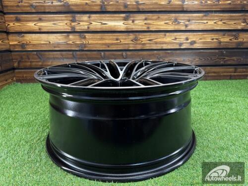 Ratlankis R21x10  5X112  ET  19  66.5  B1274  (BK5494)  Black Polished (MB)  For PORCH  (K4)  (Rear+Front)