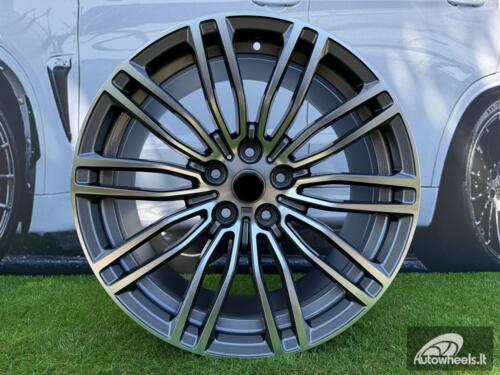 Ratlankis R19x8.5  5X120  ET  33  72.6  B1318  Grey Polished (MG)  For BMW  (Z3)  (Front+Rear)