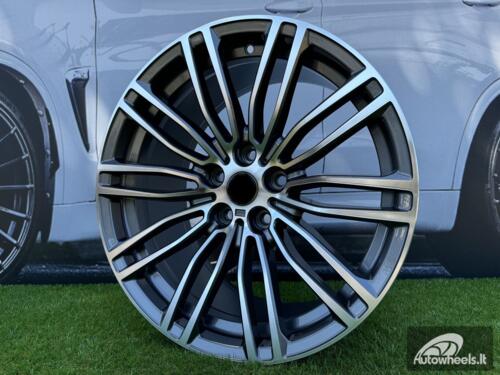 Ratlankis R19x9.5  5X120  ET  38  72.6  B1318  Grey Polished (MG)  For BMW  (P+P2)  (Front+Rear)