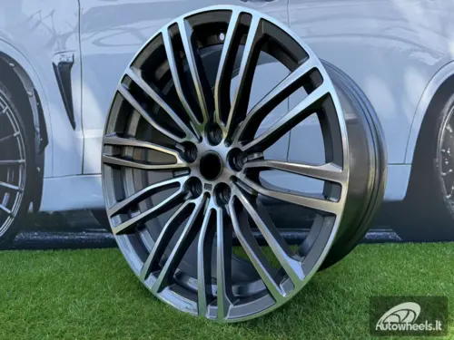 Ratlankis R19x9.5  5X120  ET  38  72.6  B1318  Grey Polished (MG)  For BMW  (P+P2)  (Front+Rear)