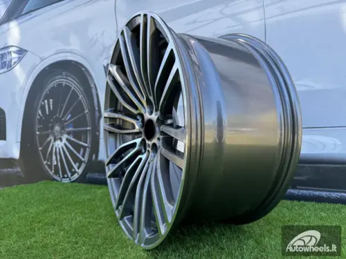 Ratlankis R19x9.5  5X120  ET  38  72.6  B1318  Grey Polished (MG)  For BMW  (P+P2)  (Front+Rear)