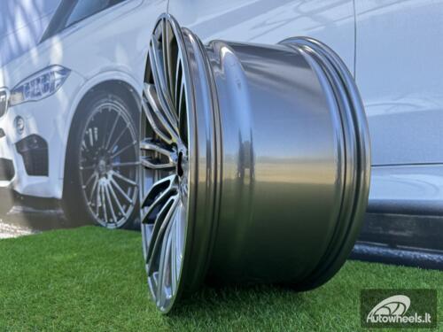 Ratlankis R19x9.5  5X120  ET  38  72.6  B1318  Grey Polished (MG)  For BMW  (P+P2)  (Front+Rear)