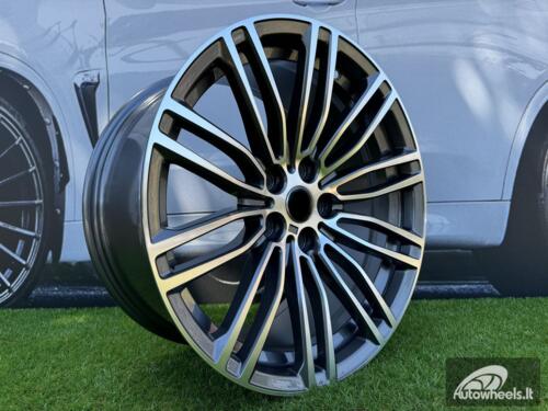 Ratlankis R19x9.5  5X120  ET  38  72.6  B1318  Grey Polished (MG)  For BMW  (P+P2)  (Front+Rear)