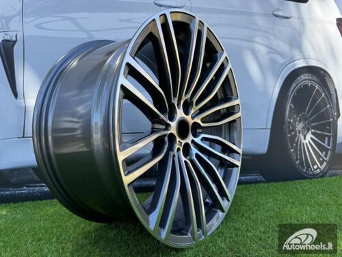 Ratlankis R19x9.5  5X120  ET  38  72.6  B1318  Grey Polished (MG)  For BMW  (P+P2)  (Front+Rear)