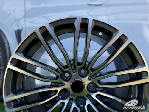 Ratlankis R19x9.5  5X120  ET  38  72.6  B1318  Grey Polished (MG)  For BMW  (P+P2)  (Front+Rear)