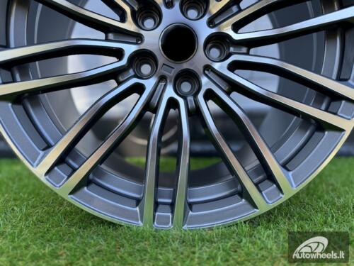 Ratlankis R19x9.5  5X120  ET  38  72.6  B1318  Grey Polished (MG)  For BMW  (P+P2)  (Front+Rear)