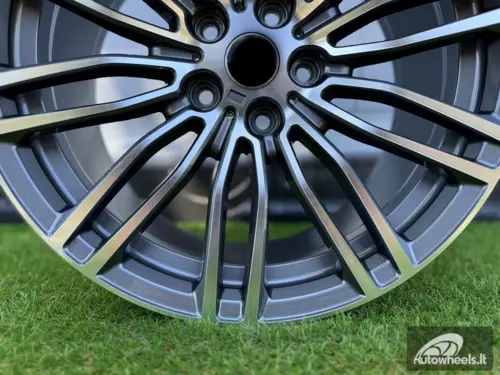 Ratlankis R19x9.5  5X120  ET  38  72.6  B1318  Grey Polished (MG)  For BMW  (P+P2)  (Front+Rear)