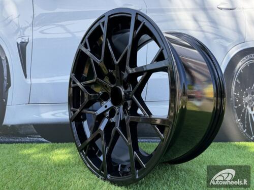 Ratlankis R20x8.5  5X112  ET  26  66.6  B1383  Black (BL)  For BMW  (Z2)  (Rear+Front)