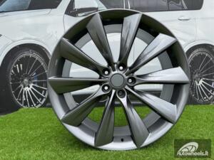 Ratlankis R21x9  5X120  ET  40  64.1  B1385  Gun Metal (GM)  For RACIN  (P)  (TESLA Front+Rear)