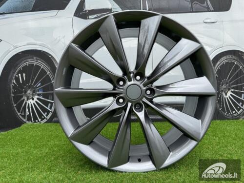 Ratlankis R21x9  5X120  ET  40  64.1  B1385  Gun Metal (GM)  For RACIN  (Z1+P)  (TESLA Front+Rear)