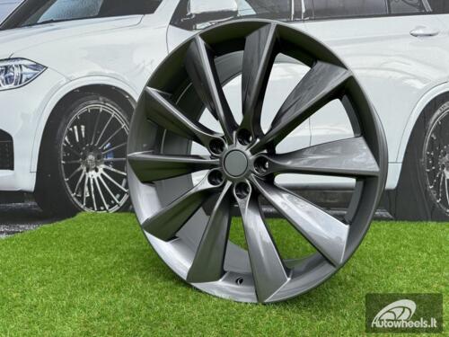 Ratlankis R21x9  5X120  ET  40  64.1  B1385  Gun Metal (GM)  For RACIN  (Z1+P)  (TESLA Front+Rear)
