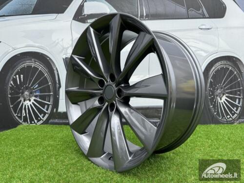 Ratlankis R21x9  5X120  ET  40  64.1  B1385  Gun Metal (GM)  For RACIN  (Z1+P)  (TESLA Front+Rear)