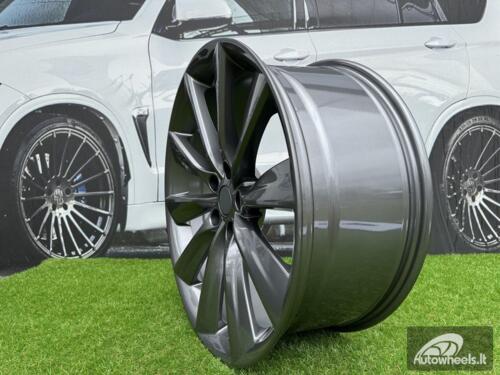 Ratlankis R21x9  5X120  ET  40  64.1  B1385  Gun Metal (GM)  For RACIN  (Z1+P)  (TESLA Front+Rear)