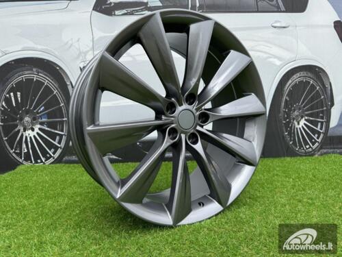 Ratlankis R21x9  5X120  ET  40  64.1  B1385  Gun Metal (GM)  For RACIN  (Z1+P)  (TESLA Front+Rear)