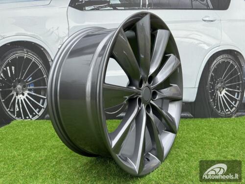 Ratlankis R21x9  5X120  ET  40  64.1  B1385  Gun Metal (GM)  For RACIN  (Z1+P)  (TESLA Front+Rear)