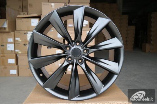 Ratlankis R21x9  5X120  ET  40  64.1  B1385  Black Half Matt (BLHM)  For RACIN  (P)  (TESLA Front+Rear)