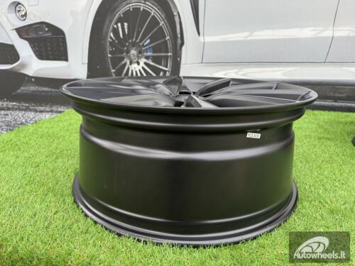 Ratlankis R21x8.5  5X120  ET  40  64.1  B1385  Black Half Matt (BLHM)  For RACIN  (Z2)  (TESLA Front+Rear)