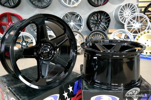 Ratlankis R20x9  5X115  ET  20  71.5  B1393  Black (BL)  For RACIN  (P)  (REAR+FRONT DODGE)