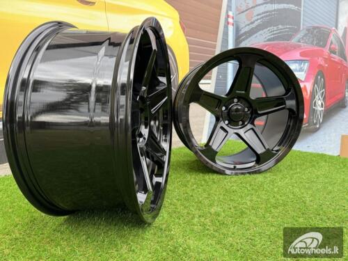 Ratlankis R20x9  5X115  ET  20  71.5  B1393  Black (BL)  For RACIN  (P+Z1)  (REAR+FRONT DODGE)