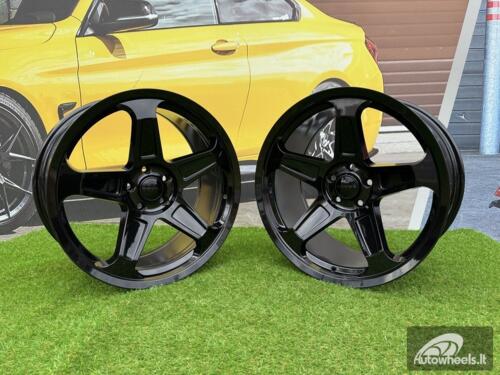 Ratlankis R20x9  5X115  ET  20  71.5  B1393  Black (BL)  For RACIN  (Z3)  (REAR+FRONT DODGE)