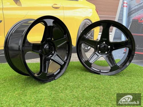 Ratlankis R20x9  5X115  ET  20  71.5  B1393  Black (BL)  For RACIN  (Z3)  (REAR+FRONT DODGE)