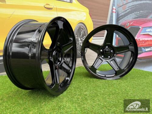 Ratlankis R20x9  5X115  ET  20  71.5  B1393  Black (BL)  For RACIN  (Z3)  (REAR+FRONT DODGE)