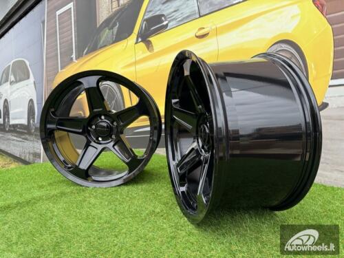 Ratlankis R20x9  5X115  ET  20  71.5  B1393  Black (BL)  For RACIN  (Z3)  (REAR+FRONT DODGE)