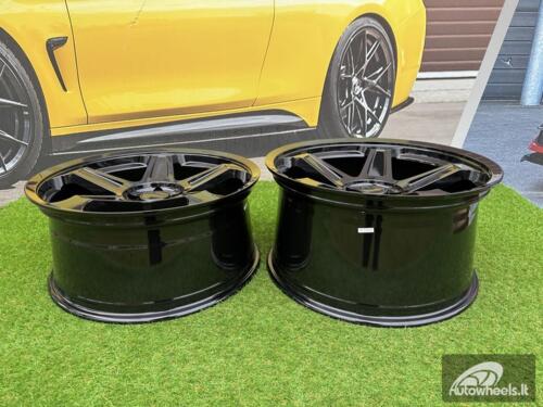Ratlankis R20x9  5X115  ET  20  71.5  B1393  Black (BL)  For RACIN  (Z3)  (REAR+FRONT DODGE)