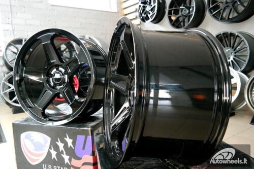 Ratlankis R20x10.5  5X115  ET  25  71.5  B1393  Black (BL)  For RACIN  (P)  (REAR+FRONT DODGE)