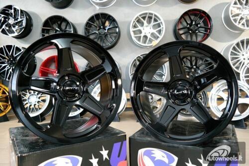 Ratlankis R20x10.5  5X115  ET  25  71.5  B1393  Black (BL)  For RACIN  (P+Z1)  (REAR+FRONT DODGE)