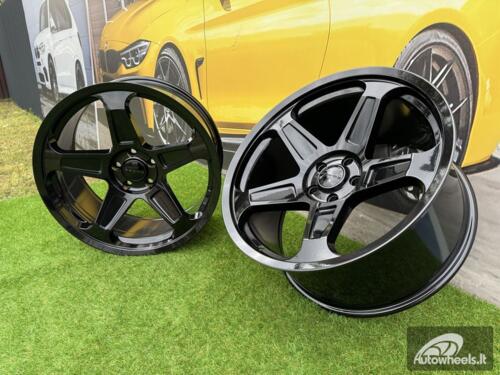 Ratlankis R20x10.5  5X115  ET  25  71.5  B1393  Black (BL)  For RACIN  (P+Z1+Z4)  (REAR+FRONT DODGE)
