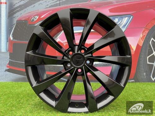 Ratlankis R18x8  5X114.3  ET  40  64.1  B1396  Black (BL)  For TESLA  (Z2)  (Model 3)