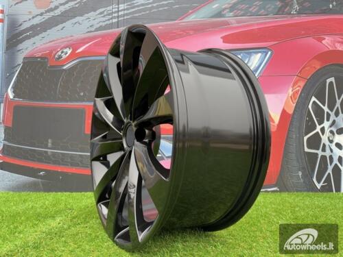 Ratlankis R18x8  5X114.3  ET  40  64.1  B1396  Black (BL)  For TESLA  (Z2)  (Model 3)