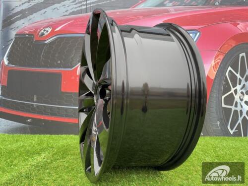 Ratlankis R18x8  5X114.3  ET  40  64.1  B1396  Black (BL)  For TESLA  (Z2)  (Model 3)