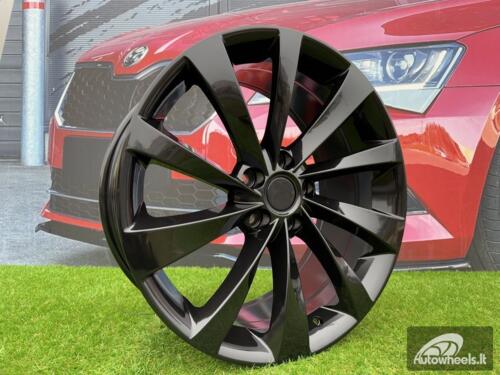 Ratlankis R18x8  5X114.3  ET  40  64.1  B1396  Black (BL)  For TESLA  (Z2)  (Model 3)