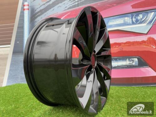 Ratlankis R18x8  5X114.3  ET  40  64.1  B1396  Black (BL)  For TESLA  (Z2)  (Model 3)