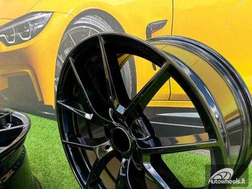 Ratlankis R18x8  5X120  ET  40  72.6  B1416  Black (BL)  For BMW  (Z3)  (Rear+Front)