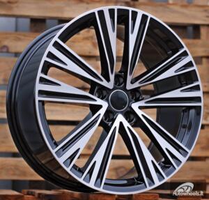 Ratlankis R19x8.5  5X112  ET  40  66.5  B1424  Black Polished (MB)  For AUD  (Z3)