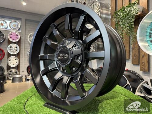Ratlankis R18x9  10X114/127  ET  0  71.5  B1427  Black Half Matt (BLHM)  For RACIN  (Z2)  ()