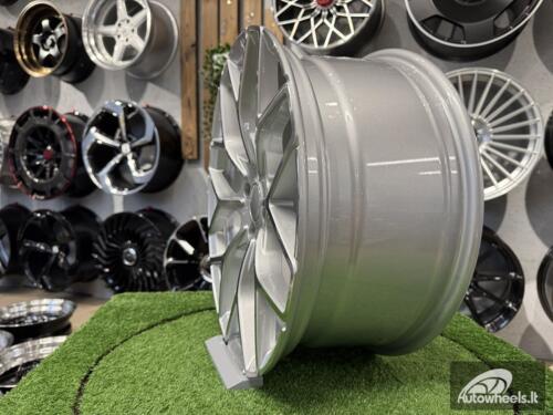 Ratlankis R17x7.5  4X100  ET  25  60.1  B1449  Polished Silver (MS)  For SMART  (P)  ( HAXER Front+Rear)