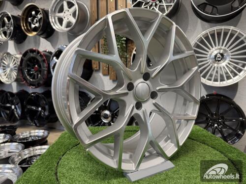 Ratlankis R16x5.5  4X100  ET  30  60.1  B1449  Polished Silver (MS)  For SMART  (Z2)  ( HAXER Front+Rear)